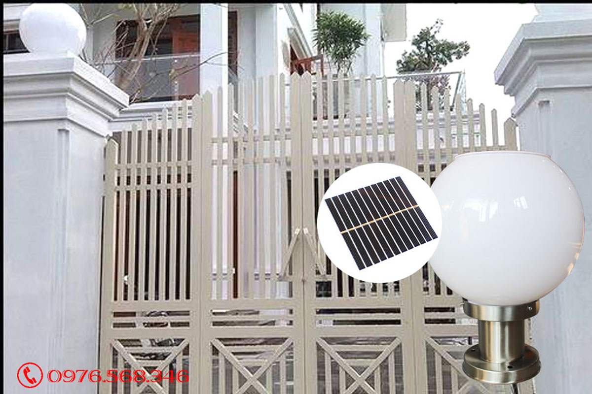 Đèn năng lượng mặt trời lắp cổng